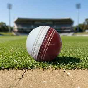 <b>Cricket</b> Hard Ball <b>Cricket</b> Ball Best Quality Leather Ball - Product Image 2