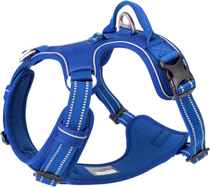 Outdoor Gear 3M Reflective Nylon Washable Breathable Adjustable No Choke Durable <b>Pet</b> <b>Harness</b> and Leash Set for Dogs - Product Image 1
