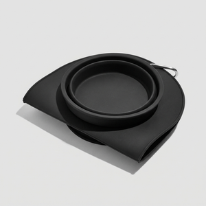 Mangkuk Perjalanan Hewan Peliharaan Silikon Lipat Model Love Style, Food Grade, Portabel, Tahan Air untuk Anjing Kucing, Logo Custom, Grosir MOQ 1000 - Product Image 5