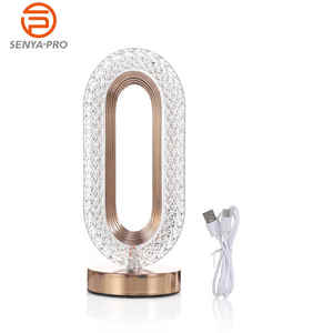 森雅-专业发光二极管触摸遥控亚克力夜灯浪漫酒吧氛围灯充电水晶台灯 - Product Image 5