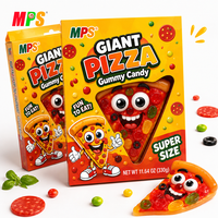 Caramelos de Goma Gigantes Personalizados MPS - Sabor Afrutado Bajo en Azúcar, Forma de Dibujos Animados, Multicolores