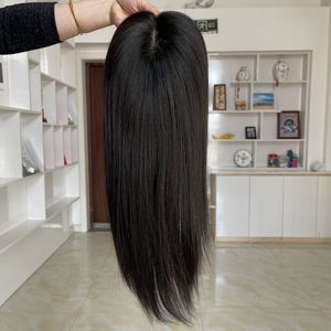 Listo para enviar: Sistema capilar europeo Remy de encaje mono de 7.5"x8" con PU, totalmente cosido a mano, para mujer (Toupee) - Product Image 2