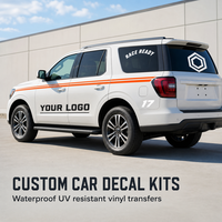 Autocollants personnalisés pour voiture, résistants à l'eau et aux UV, en vinyle, pour vitres, lettrage de véhicule, vente en gros en vrac