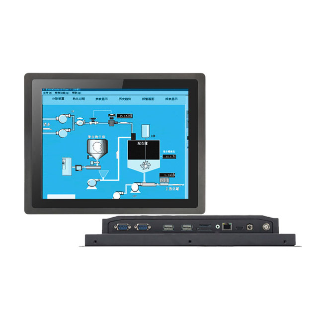 12.1 Inch Wall Mount J1900 J4125 I3 I5 I7 Industrial Embedded Computer Android11 Fanless Aluminium Panel PC Touch Screen