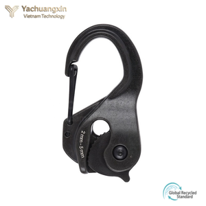 Attache-tensionneur de corde de parachute en alliage d'aluminium durable de haute qualité pour tente, avec bouton en plastique et aluminium sans nœud - Product Image 3