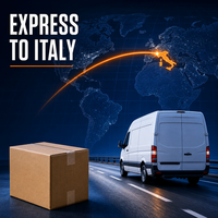 Service d'expédition express FBA de Chine vers l'Italie, transport express FBA Amazon, 4-7 jours, DDP porte à porte, numéro de suivi