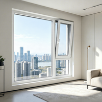 Jendela Kusen Aluminium GREATMEN dengan Thermal Break, Kaca Ganda Low-E, Kedap Suara, Bersertifikasi Energy Star untuk Villa dan Hotel