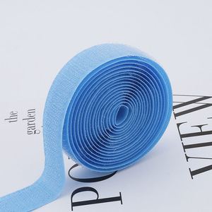 Bande auto-agrippante en polyester, style ordinaire, à coudre, couleur personnalisée, bande auto-agrippante 16MM-100MM pour vêtements - Product Image 1