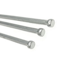 Prix d'usine 10 11 12 calibre 2 3 pouces tête ronde lumineuse ongles tête perdue courante meubles clous sans tête