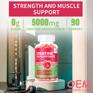 Gomitas de Creatina Monohidrato, Píldoras para el Crecimiento Muscular, Suplemento Energético en Gomitas, Suplemento Pre-Entrenamiento para el Crecimiento Muscular - Product Image 2