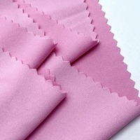 Couleur personnalisée 180gsm DBP 96% polyester 4% stretch tricoté solide dty tissu en jersey unique pour t-shirt de sport