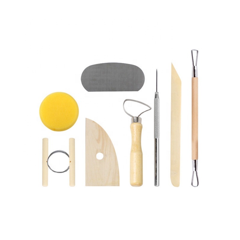 Hztyyier Modellierwerkzeug-Set – 5-teilig, Edelstahl, Für Ton, Skulpturen & DIY