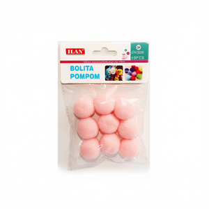 Pallina di Paillettes Ilan 3 Cm Colore Melocotone per Decorazioni Artigianali - Product Image 1