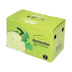 Custom 5-10lb Melon Gift <b>Boxes</b> for Honeydew, Hami & Small Melons - Elegant Cardboard Packaging - Product Image 1