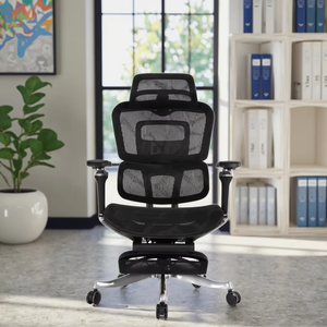 Silla de oficina ergonómica moderna con respaldo alto, silla giratoria de malla para el hogar, reposacabezas ejecutivo para ordenador, sillas de oficina - Product Image 2