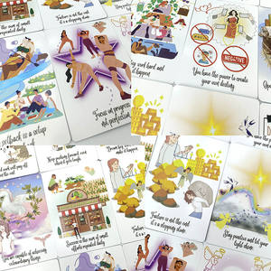 Individuelle Matte Blaue Tarotkarten für Partys, Unterhaltung und Gesellschaftsspiele mit Einzigartigem Artwork und Maßgeschneiderten Designs für Freunde - Product Image 2