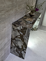 Marbre naturel Calacatta Iron White, Marbre gris Le Pell Brasilia, Carreaux de sol et de mur, Plans de travail, Îlots, Marbre Saint Bernard