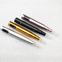 Machine de tatouage professionnelle sans fil 4 couleurs, stylo de Machine de beauté de maquillage Permanent numérique à LED avec cartouches