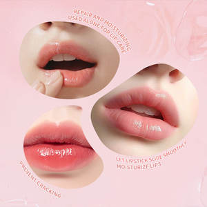 Sérum Lèvres Personnalisé aux Peptides Biologiques Hydratant Effet Rafraîchissant au Fer Métallique Lissant au Squalane Traitement des Lèvres à l'Huile avec Applicateur - Product Image 4