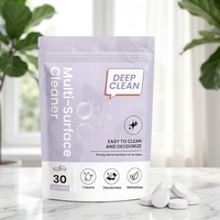 Recharge de comprimés nettoyants concentrés multi-surfaces écologiques avec parfum naturel à base de plantes