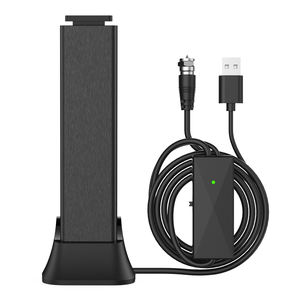 Nouvelle <span class=keywords><strong>antenne</strong></span> <span class=keywords><strong>TV</strong></span> numérique intérieure Antuko 4K 1080P avec amplificateur de signal, base magnétique et câble coaxial pour une réception HD - Product Image 1