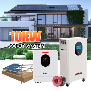 Kit Completo de Paneles <span class=keywords><strong>Solares</strong></span> de 10kw, Sistema de Energía Solar Fuera de la Red, Instalación de Tejas <span class=keywords><strong>Solares</strong></span>, Kit de Sistema de Energía Solar de 5kw - Product Image 1