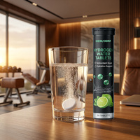 Formule Premium de Reconfectionnement d'Hydrogène : Comprimé d'Eau Hydrogénée Saveur Citron Vert pour la Défense Antioxydante, la Récupération Rapide et le Soutien de l'Hydratation