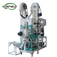 Machine à décortiquer le riz combinée automatique de 20 tonnes par jour, utilisation commerciale pour les agriculteurs, prix d'usine