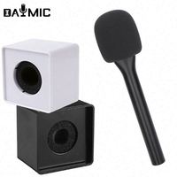 Support de microphone portable en plastique avec clip pour émetteur de station de drapeau à logo personnalisé, adaptateur pour Rode Wireless Go/DJI Mic