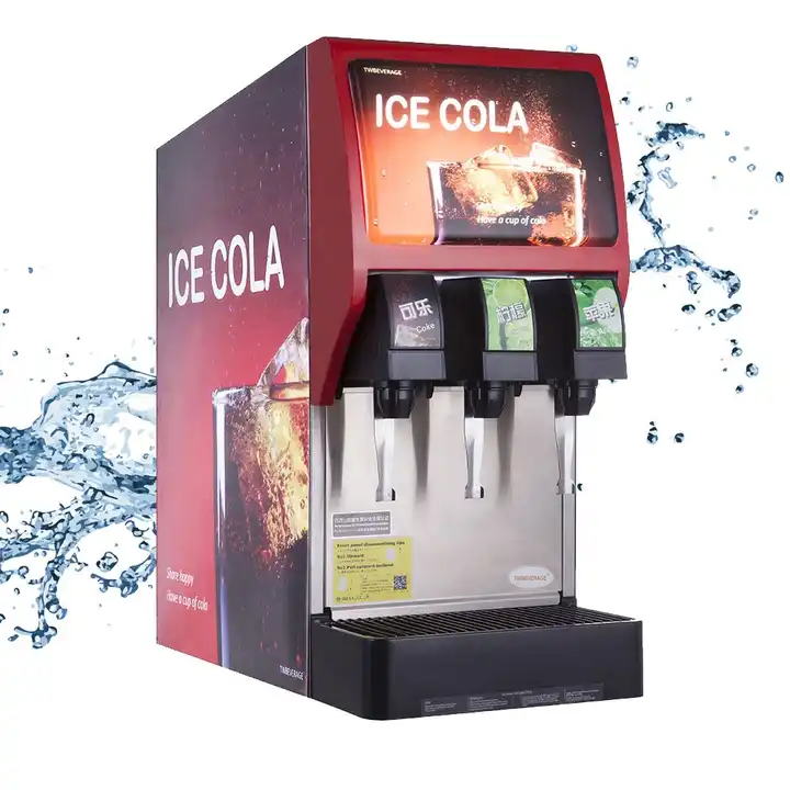3 Head Commercial Ice Cooler Juice Post Mix Beverage Soda Drink Machine  Dispenser With Ice Maker - Buy 3 Head Commercial Ice Cooler Juice Post Mix  Beverage Soda Drink Machine Dispenser With