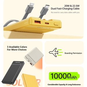 <span class=keywords><strong>AWEI</strong></span> แบตสำรองอเนกประสงค์ 10000mAh ชาร์จเร็<span class=keywords><strong>ว</strong></span> 22.5W พร้อมสายชาร์จในตัว - Product Image 5
