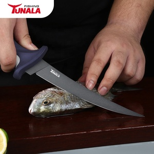 Bằng Sáng Chế Sản Phẩm Miễn Phí Mẫu Bán Hot Mềm Cao Su Xử Lý PP + TPR Fishing Knife Thép Không Gỉ Round Corner Knife - Product Image 2
