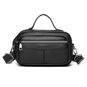 Bolso Bandolera Impermeable de Cuero PU con Monedero, Bolso de Hombro Casual de Negocios para Hombre con Monedero - Product Image 1