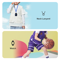 Reloj Inteligente 4G para Niños y Niñas, Resistente al Agua IP67, GPS, Contesta Llamadas, 700mAh, Pantalla Táctil IPS de 1.83 Pulgadas, Correa de Silicona, Calendario