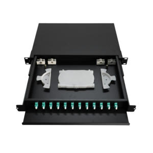 Boîtier de distribution de <span class=keywords><strong>fibre</strong></span> optique 19 pouces, 12 ports LC, 24 cœurs, multimode, <span class=keywords><strong>fibre</strong></span> optique complète OM3 - Product Image 3