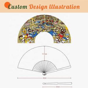 พัดมือทำจากไม้สเปนมีภาพ - Product Image 5