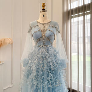 ชุด SZ108แบบทางการสำหรับงานเลี้ยงตอนเย็นแขนบาน - Product Image 3