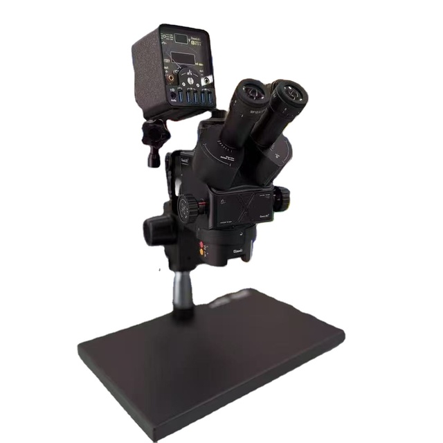 Qianli-Gorilla-6558 Trinocular Microscope 6.5X-58X Zoom Industrial Electric Microscope Ffor Mobile Phone Motherboard Repair