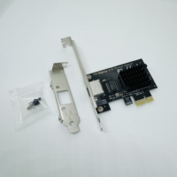 Adaptador de Red con Cable PCI-E Gigabit de 1000 Mbps y 2500M, Tarjeta de Red Ethernet PCIe a RJ45 de 2.5G, Tarjeta LAN Nic de 2500 Mbps para PC de Escritorio
