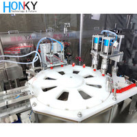 Machine de remplissage et de bouchage automatique 50 BPM avec PLC pour bouteilles en bois, savon liquide, moteur électrique pneumatique, structure compacte, produits chimiques
