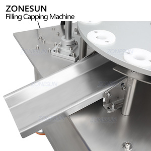ZONESUN ZS-AFC1CB Monoblock Desktop Automatic Rotary Magnetic <b>Pump</b> <b>Small</b> Bottle Glass Vials Liquid Filling and Capping Machine - Product Image 5
