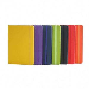 High Quality Custom PU Leather Hardcover A5 Thread Sewing Bound Paper <b>Notebook</b> Elastic Band Budget Business School Office Diary - Product Image 3