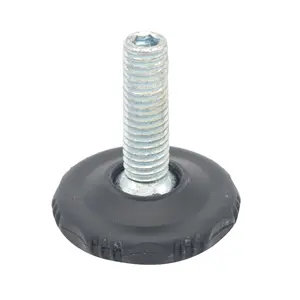 Adjustable glide screw feet/plastic furniture glides for chairs/leveling feet glides