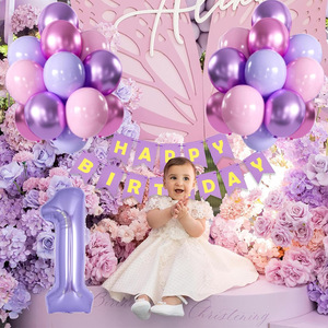 Striscione Numerico Digitale Grande da 40 Pollici per Compleanno, <span class=keywords><strong>Palloncini</strong></span> per Feste Transfrontaliere, Decorazione per Banchetti di Compleanno per Bambini - Product Image 3