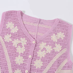 <span class=keywords><strong>Gilet</strong></span> pull <span class=keywords><strong>pour</strong></span> femmes <span class=keywords><strong>au</strong></span> <span class=keywords><strong>crochet</strong></span> personnalisé tricots décontractés longue frange de <span class=keywords><strong>gilet</strong></span> <span class=keywords><strong>au</strong></span> <span class=keywords><strong>Crochet</strong></span> - Product Image 3