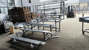 Basketball Fixed Outdoor Aluminum 2015 Best Portable <b>Stage</b> <b>Platform</b> Bleachers Seating 42 Persons Capacity All Seasons - Product Image 6