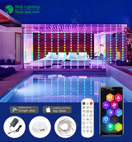 Écran lumineux adressable RGB WS2818 personnalisé SHIJIP50, 12V, IP65, résistant à l'eau, affichage en maille de pixels LED pour publicité extérieure, panneau d'affichage