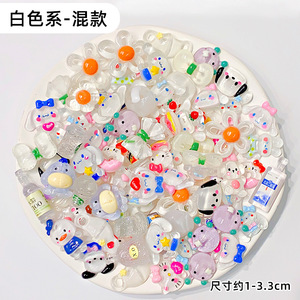 Phụ kiện trang trí móng tay, làm thủ công bằng nhựa <span class=keywords><strong>resin</strong></span> <span class=keywords><strong>mini</strong></span> dạng dẹt, nhiều mẫu, 3D phối màu, dùng cho làm thủ công, trang trí sổ tay - Product Image 4