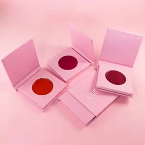 Private Label Low Moq Ontwerp Uw Eigen Logo Romige Gel Blush Gezicht Make-Up Waterdichte Wang Romige Zijdeachtige Blush Face Blusher