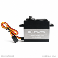 Servomoteur RC XQ-S4020D 20kg à engrenages métalliques, étanche, numérique, sans noyau, à couple élevé pour Crawler RC, Robot, Avion 4.8V-6.0V